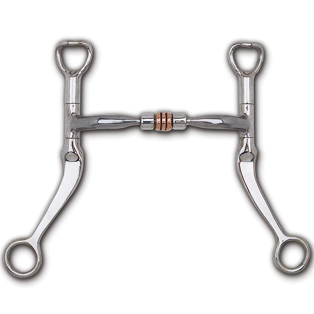 Myler Flat Shank Comfort Snaffle w/ Copper Roller