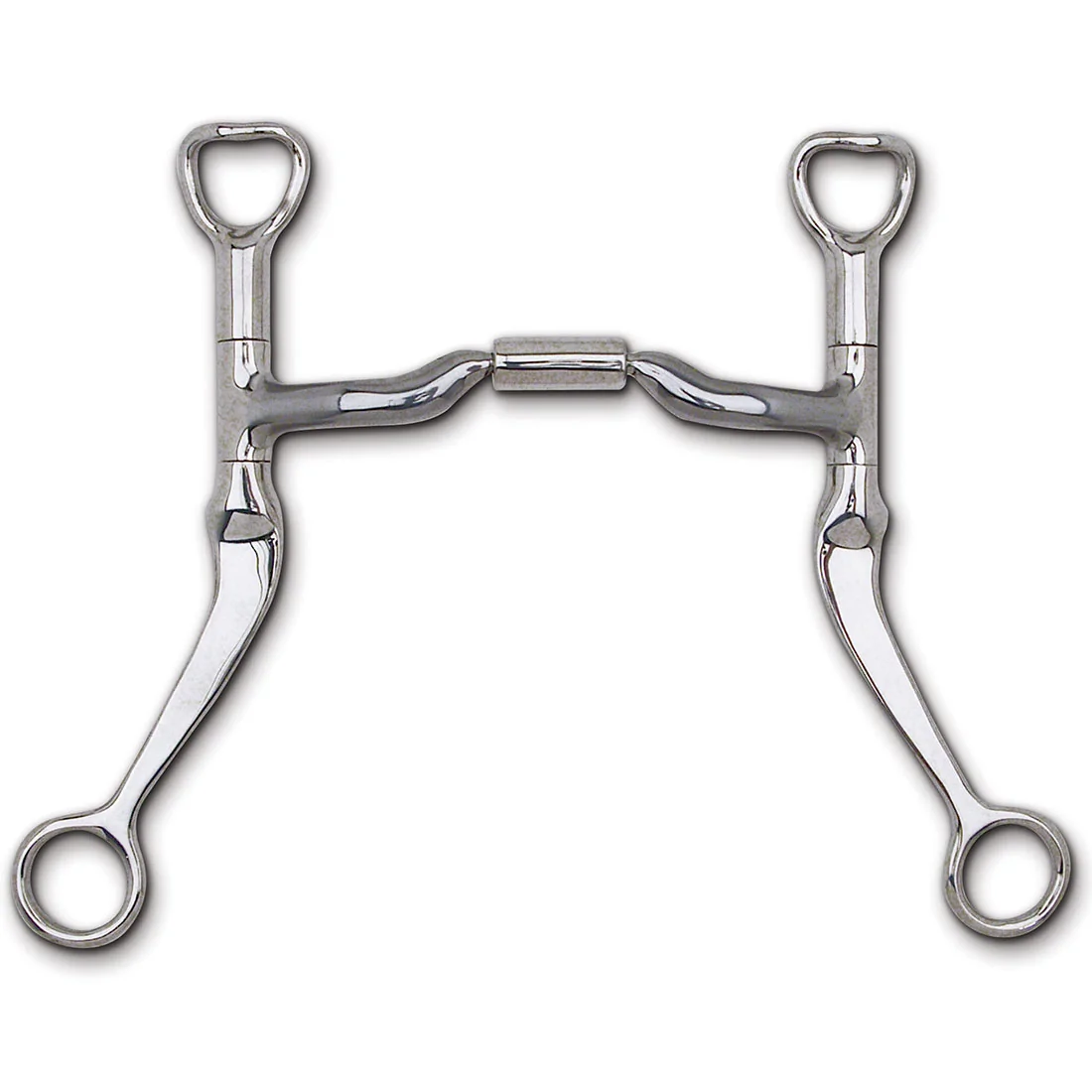 Myler Flat Shank Sweet Iron Low Port Snaffle
