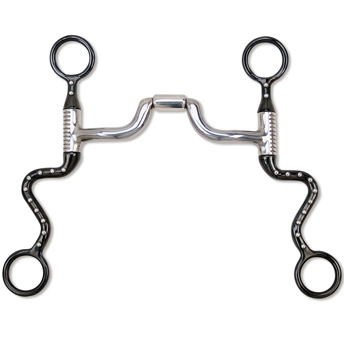 Myler Black Seven Shank Ported Barrel Narrow