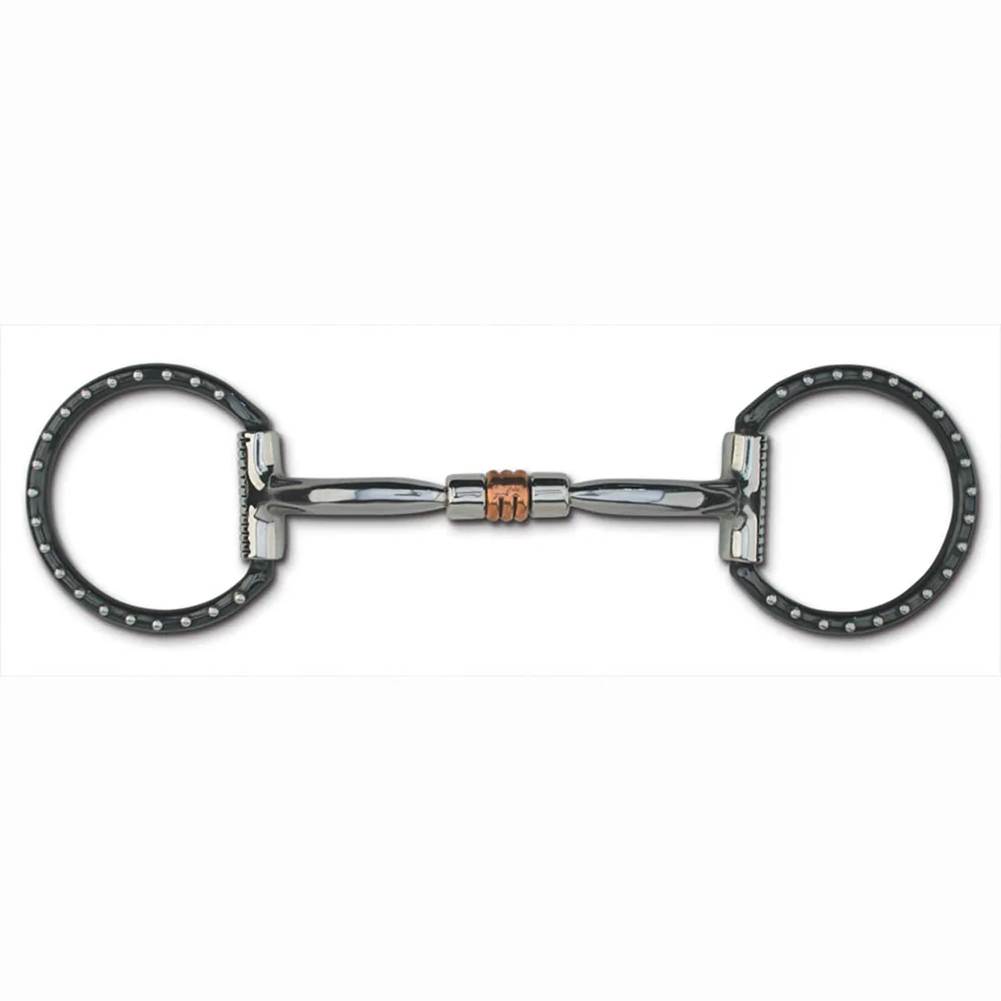 Myler Black Western Dee Sweet Iron w Copper Roller