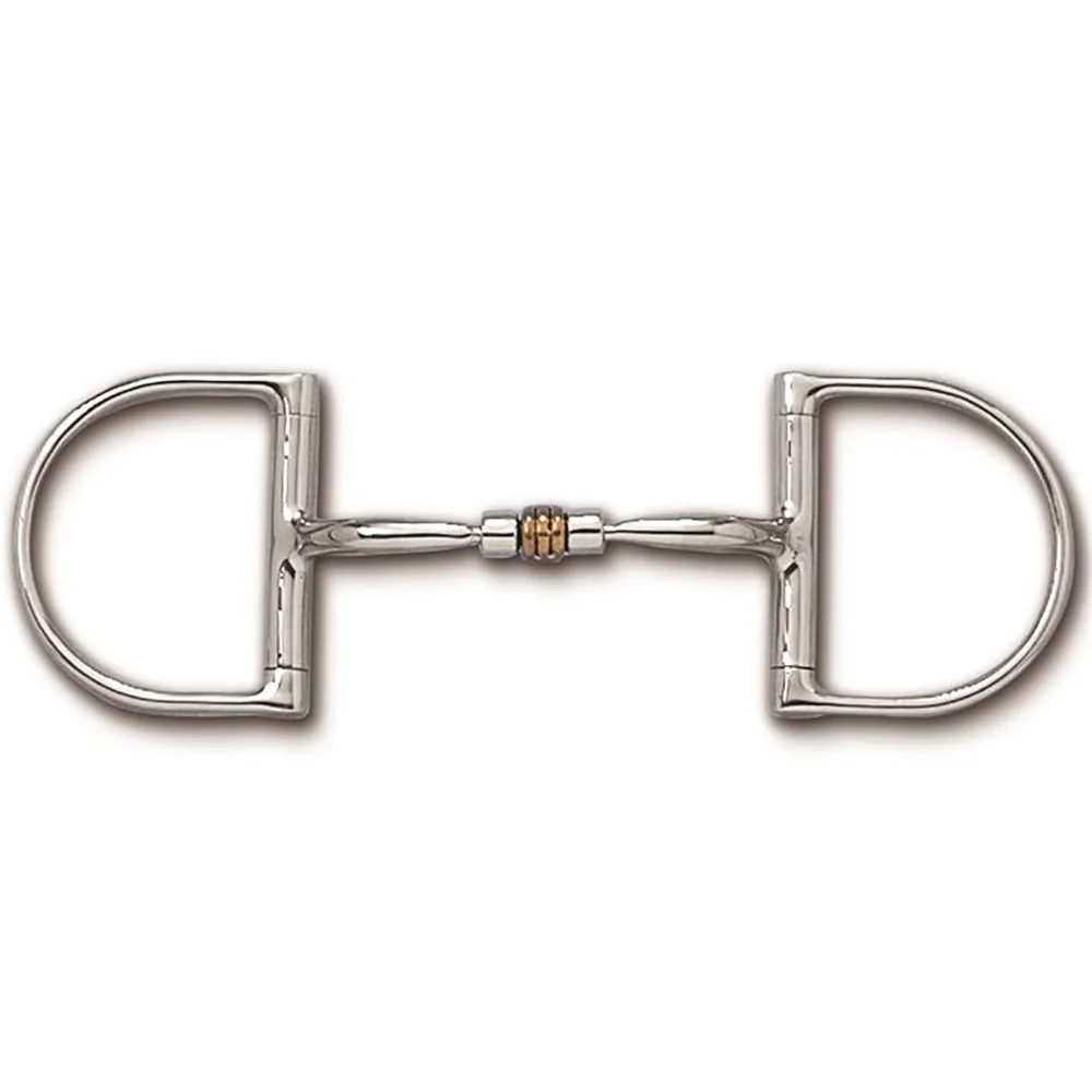 Myler Comfort Dee Snaffle with Copper Roller 5in