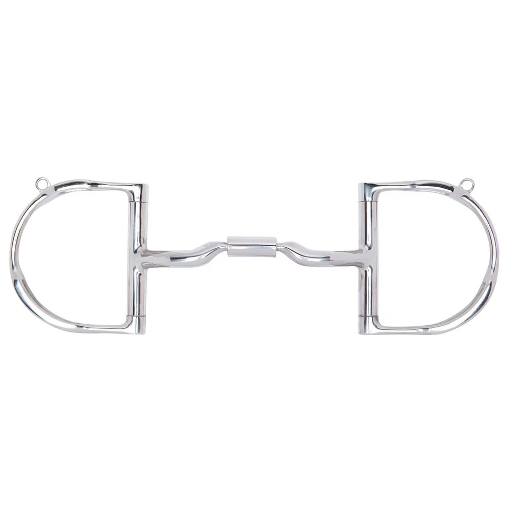 Myler Dee Snaffle w/Hooks and Low Port