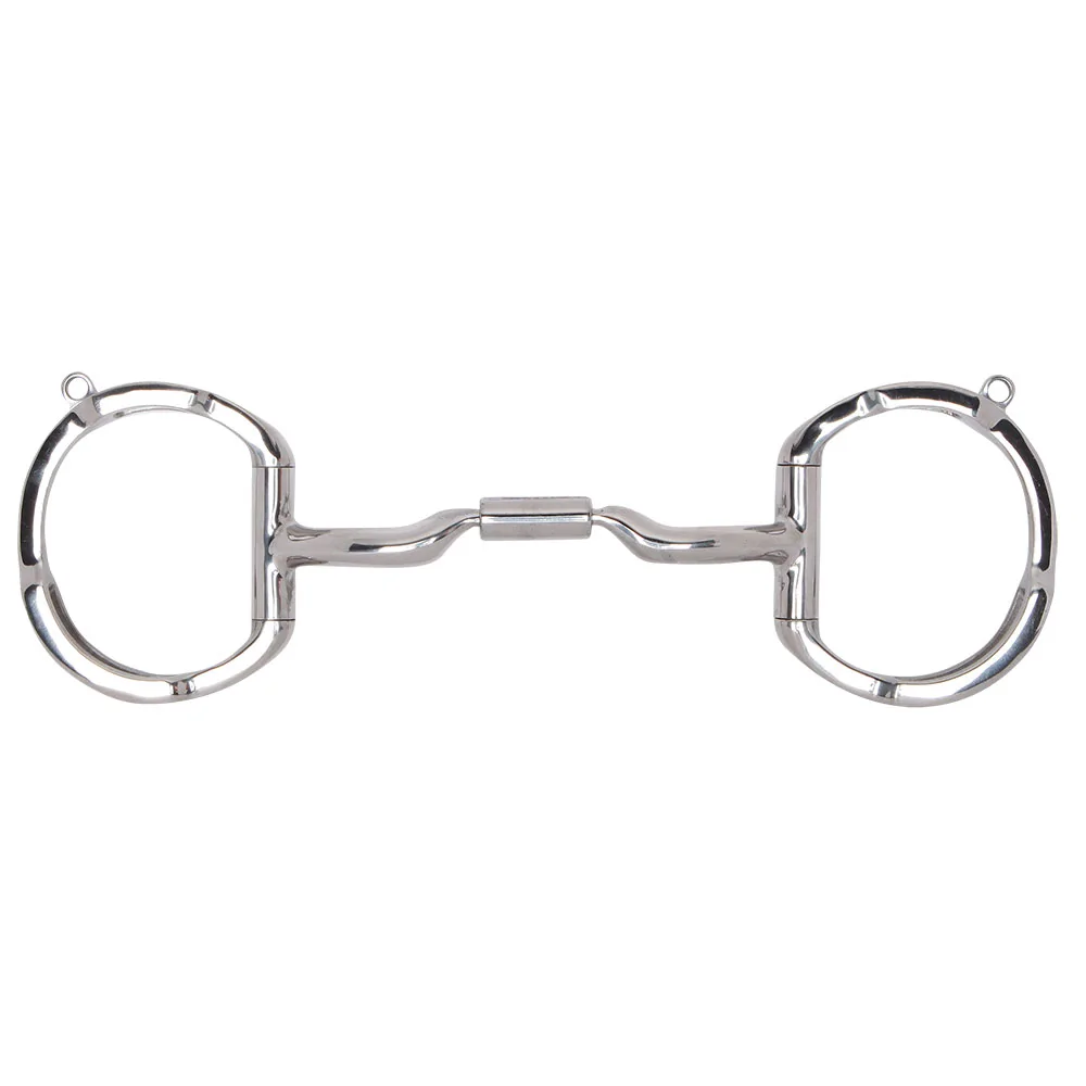 Myler Comfort Eggbutt w/Hooks, Low Port-Copper Inlay