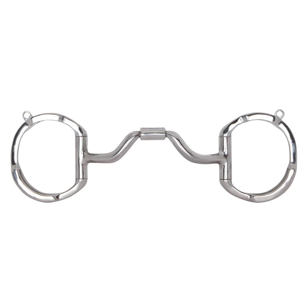 Myler Ported Barrel Eggbutt w/Hooks