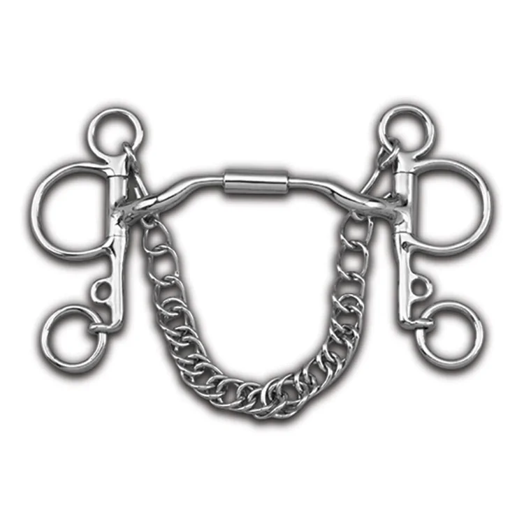 Myler Pelham w/Low Port Comfort Snaffle