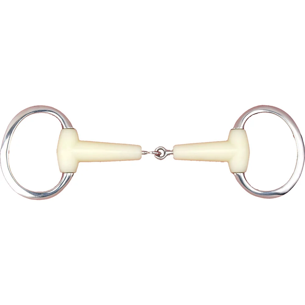 Happy Mouth Flat Ring Eggbutt Snaffle