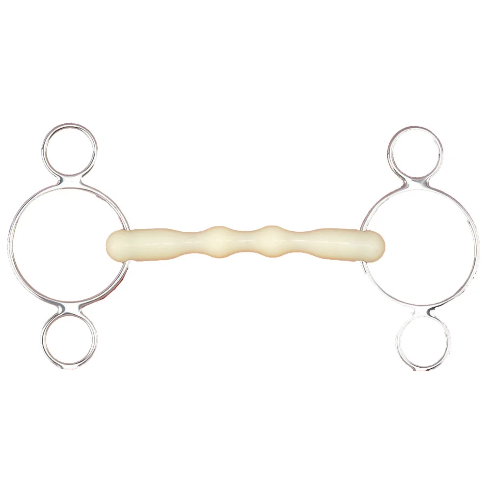 Happy Mouth 2-Ring Mullen Mouth Elevator Gag Bit