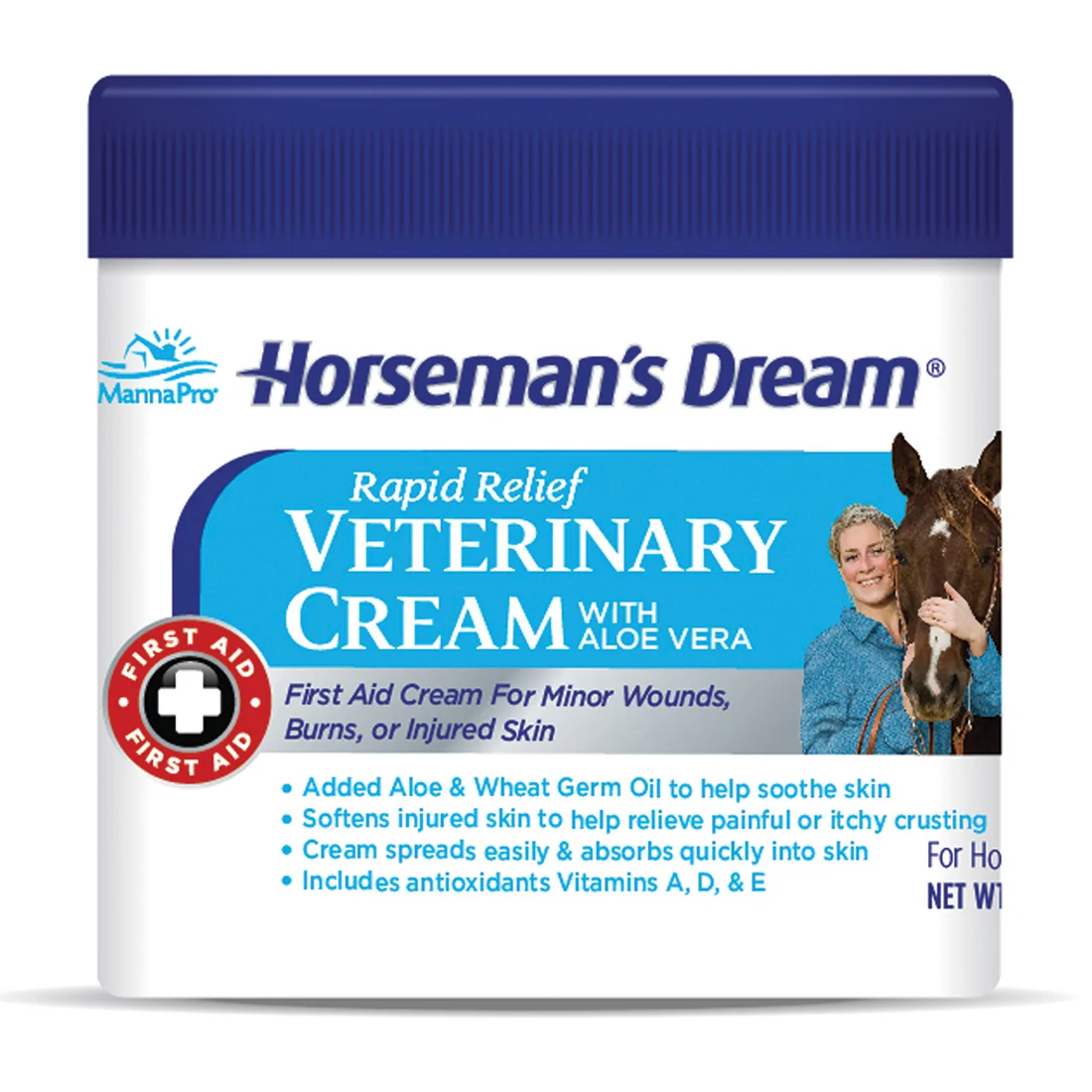 Horseman's Dream Rapid Relief Veterinary Cream - 16oz