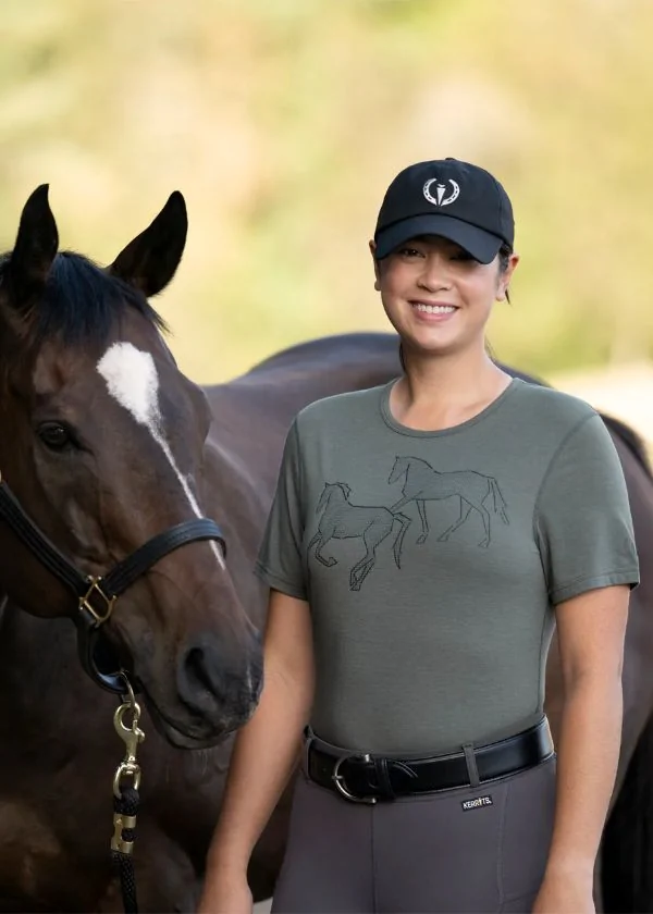 Kerrits On The Double Horse Tee