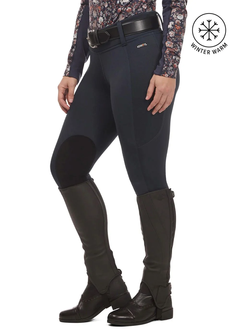 Kerrits Sit Tight Wind Pro Knee Patch Winter Riding Tight