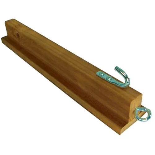 Wooden Saddle Wall Rack