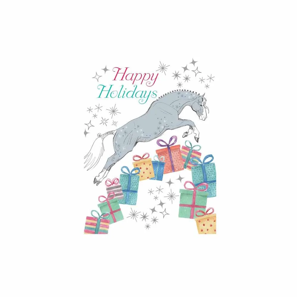 Christmas Card: Dapple Gray Jumper