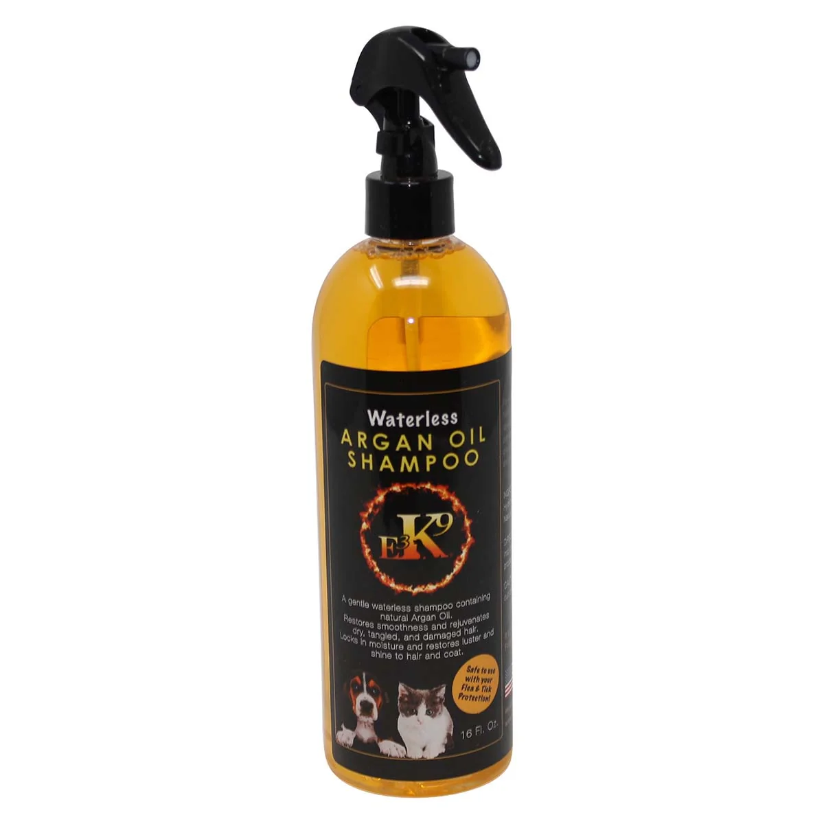 E3 K9 Waterless Shampoo 16 oz