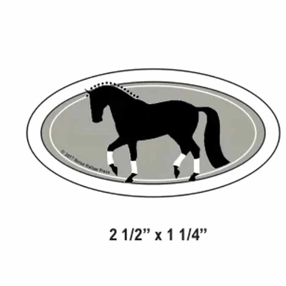 Cell Phone Sticker: Dressage