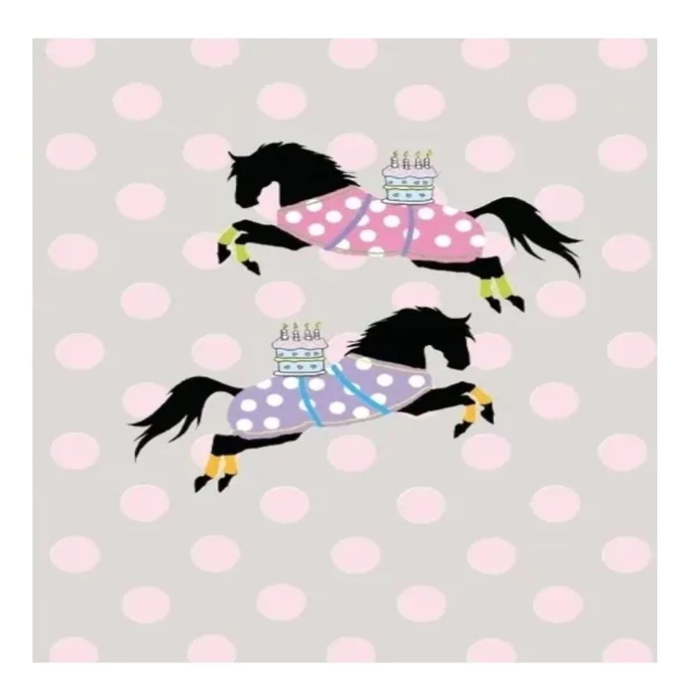Birthday Card: Pink Dots