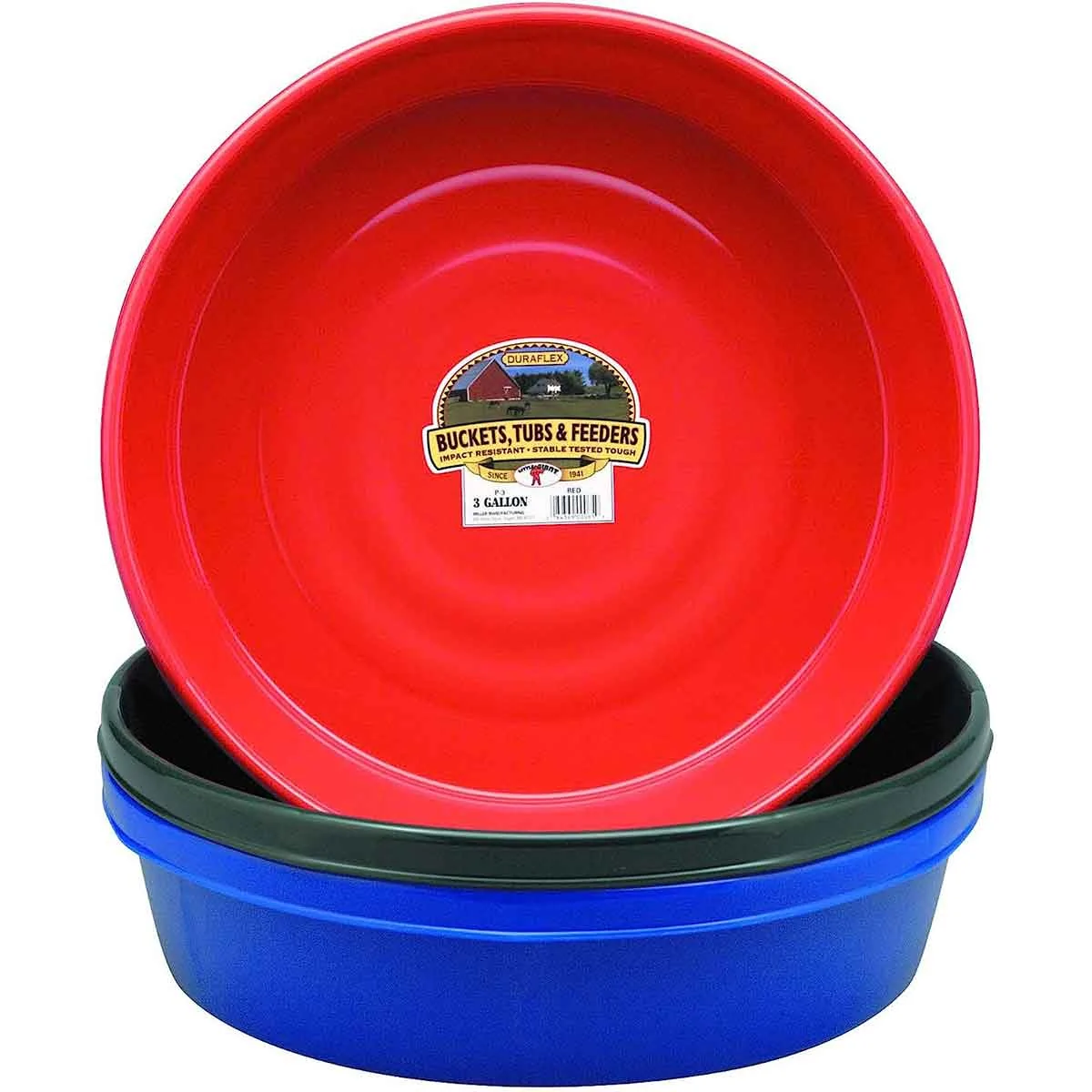 3 Gallon Plastic Feed Pan