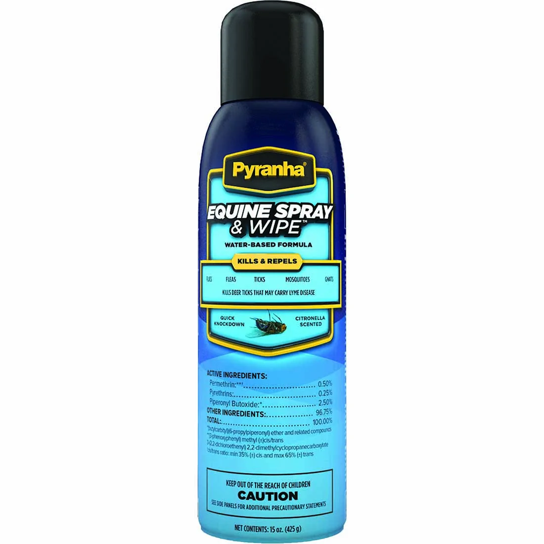 Pyranha Spray & Wipe Fly Spray 15oz