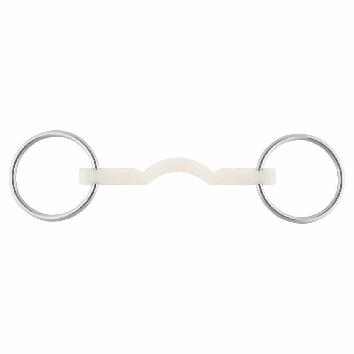 Herm Sprenger Nathe Ported Hard Mullen Mouth Loose Ring 15mm