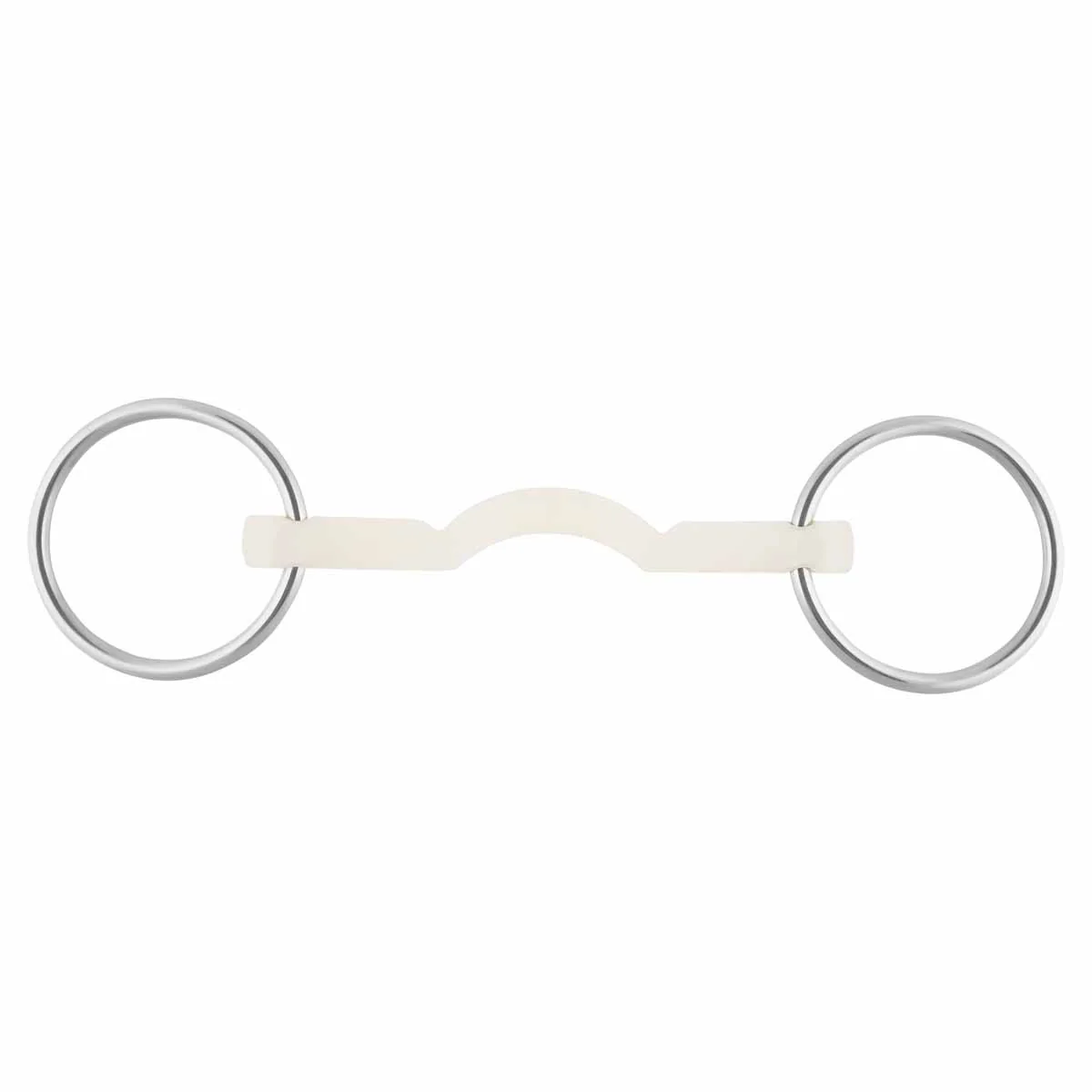 Herm Sprenger Nathe Ported Soft Mullen Mouth Loose Ring 15mm