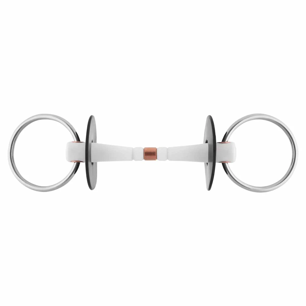 Herm Sprenger Nathe Flexible Mullen Mouth Loose Ring Snaffle With Copper Middle Link