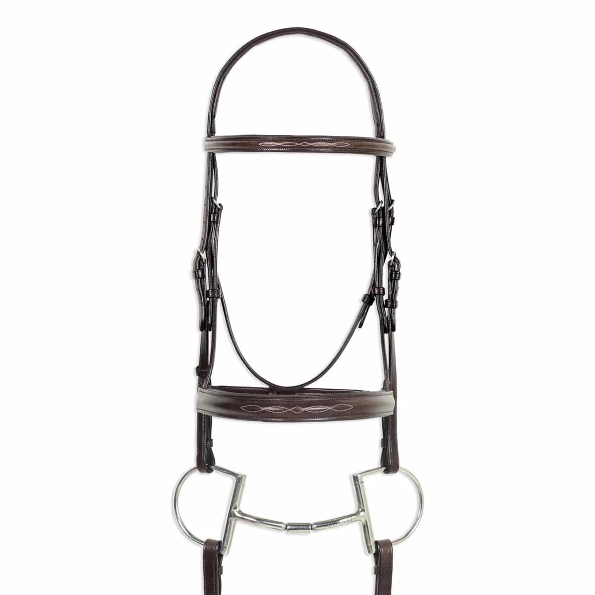 Ovation Comfort Crown Fancy Raised Wide Padded Noseband Bridle
