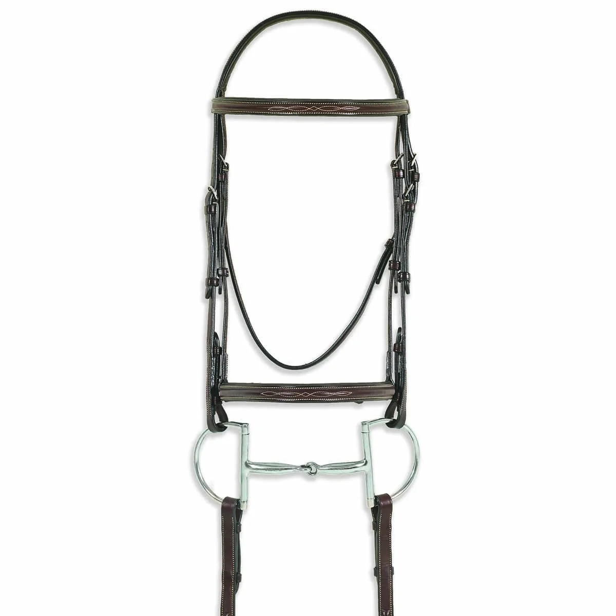 Ovation Comfort Crown Fancy Stitched Raised Bridle