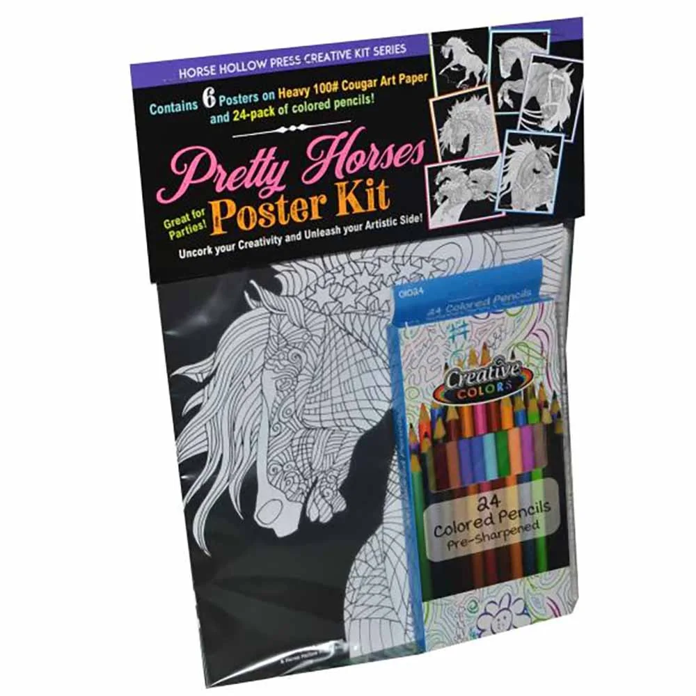 Pretty Horses Coloring Kit