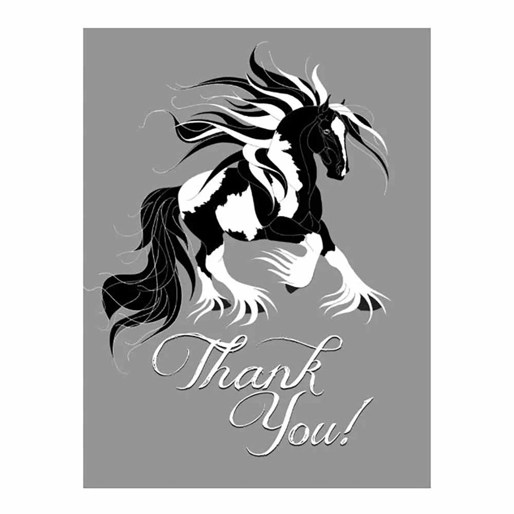 Thank You Card: Gypsy Horse