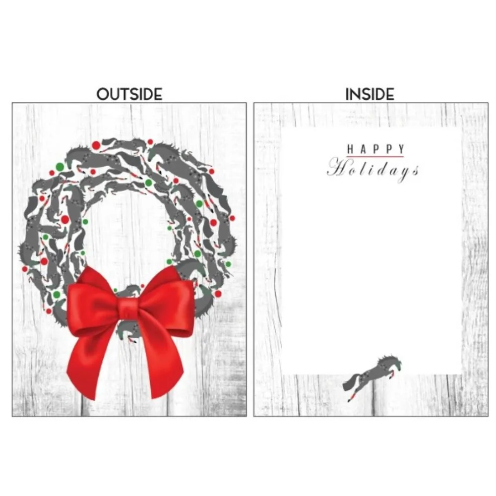 Christmas Card: Dapple Grey Jumper