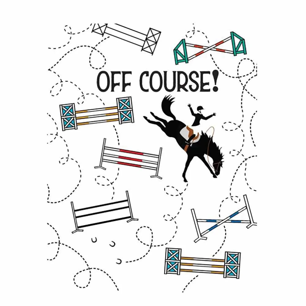 Birthday Card: Off Course