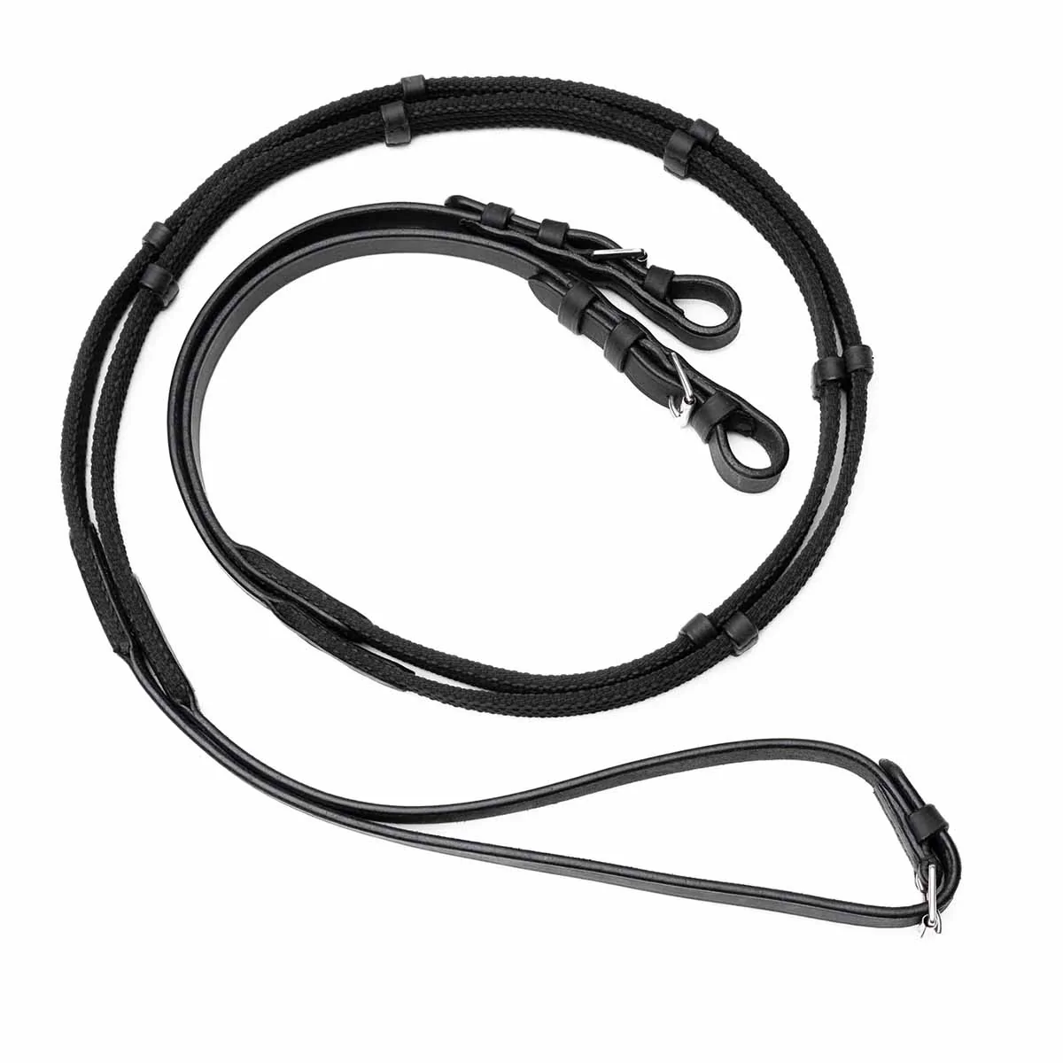 Correct Connect Sure Grip Rubber Reins with 4" Rein Stops
