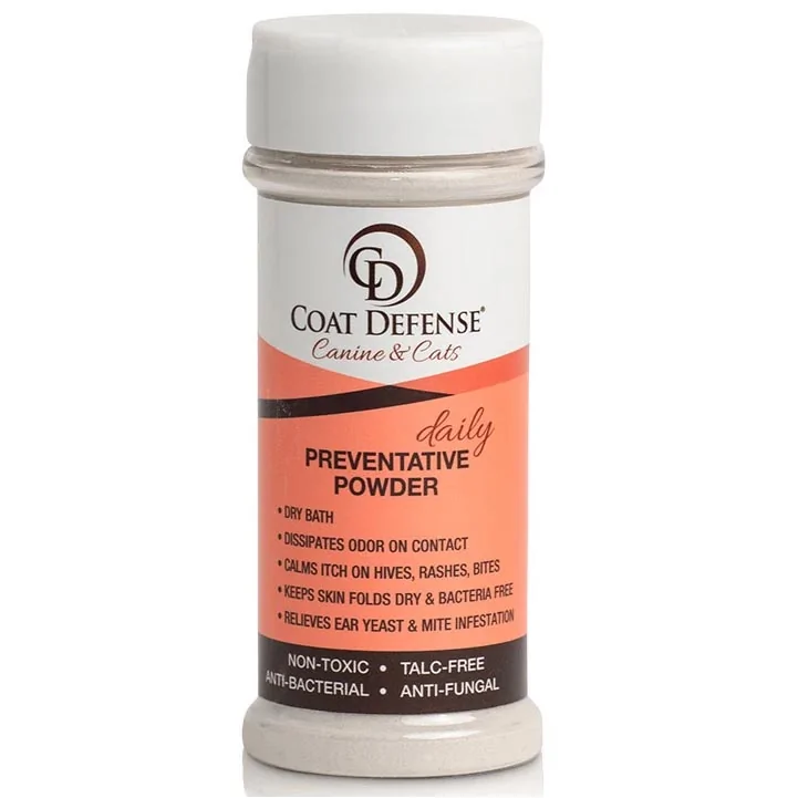 Coat Defense Daily Preventative Powder for Pets-6 oz