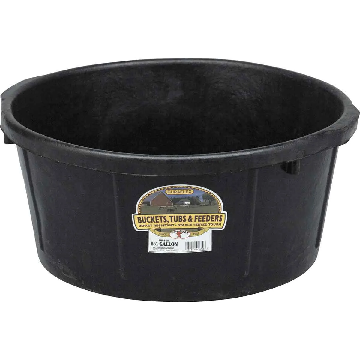 Rubber All Purpose Tub 6.5 Gallon