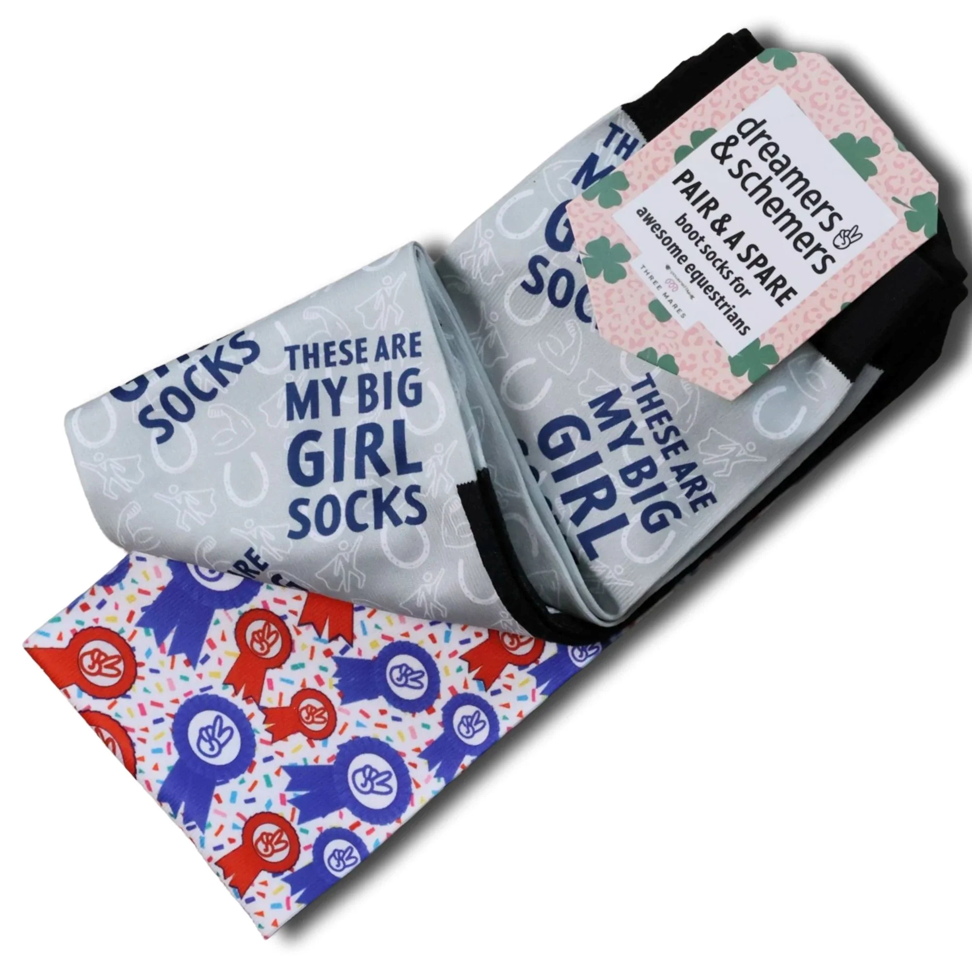 Dreamers & Schemers Pair and a Spare Boot Sock
