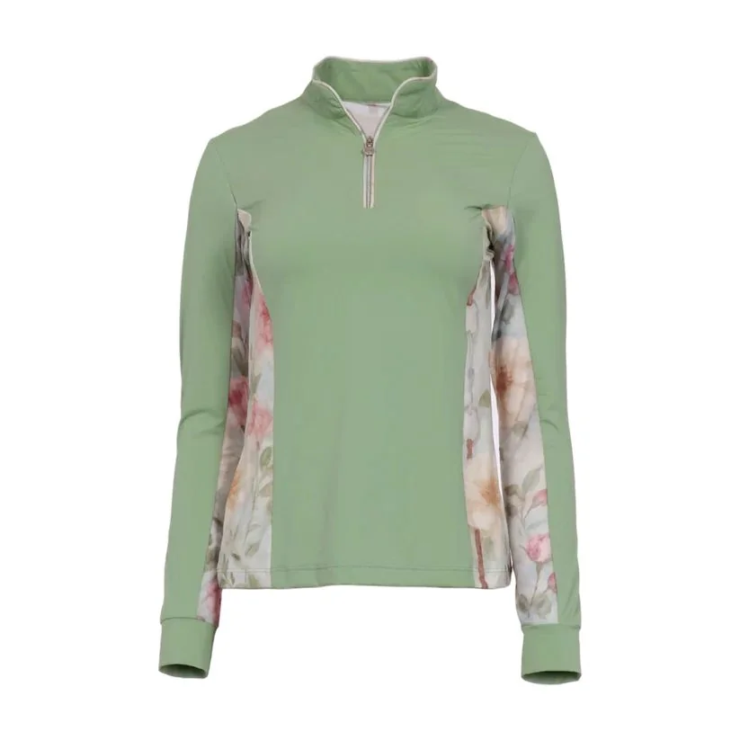 Dapplebay Grace 1/4 Zip Long Sleeve Riding Top