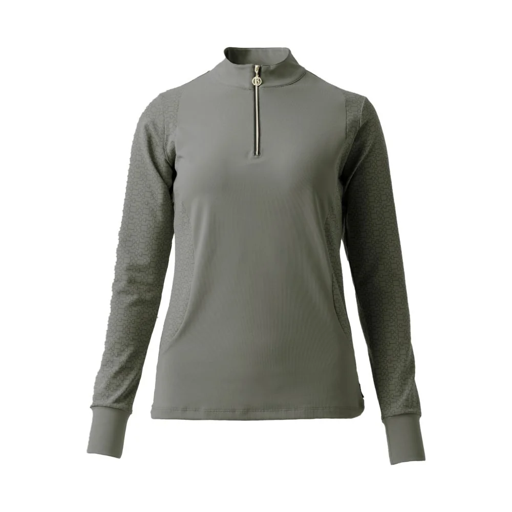 B Vertigo Isadora Womens Quarter Zip Training Shirt