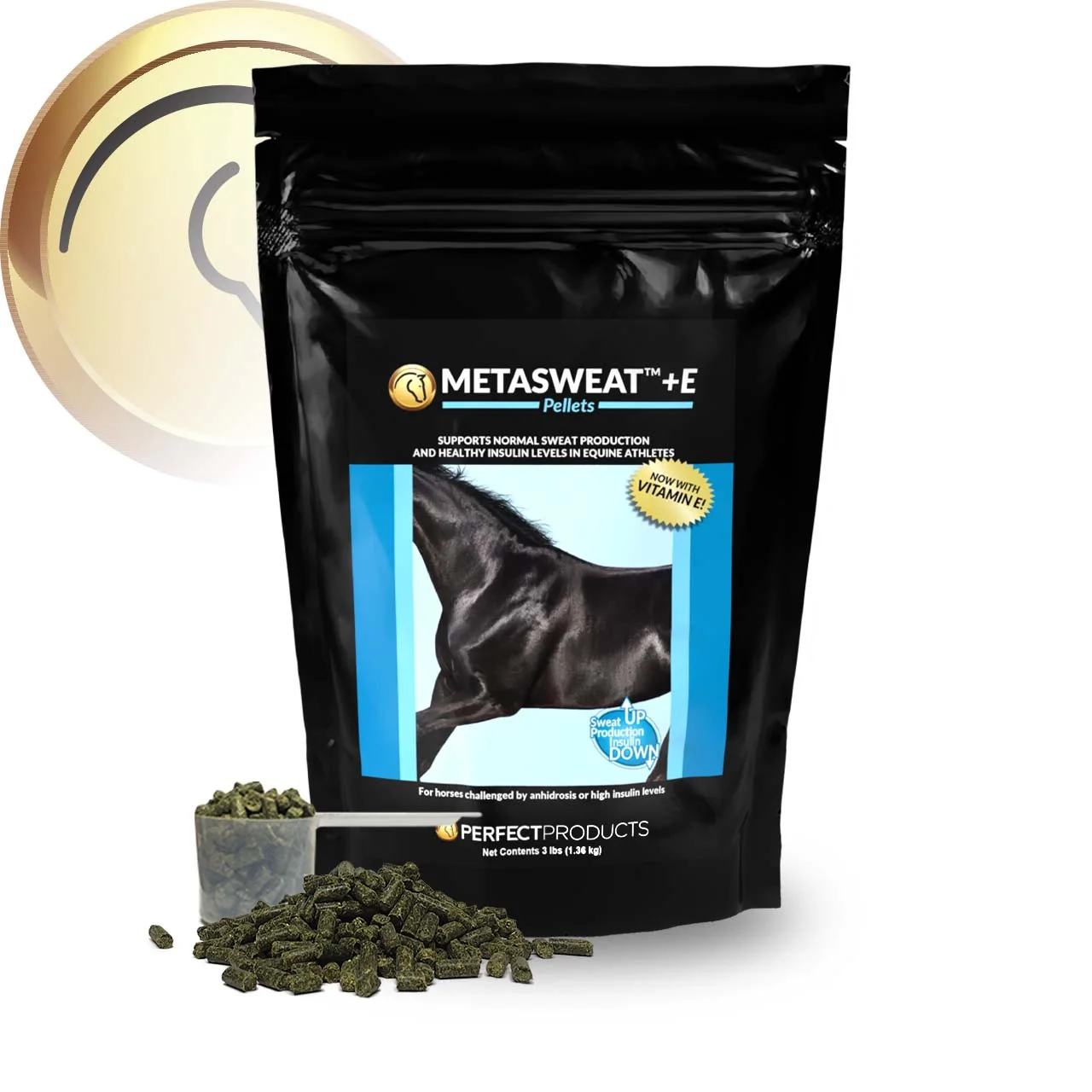 Perfect Products MetaSweat +E Performance and Anhidrosis Pellets
