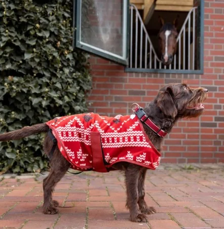 Horze Santa Dog Fleece Coat