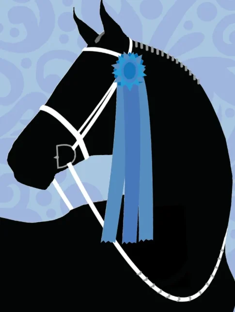 Thank You Card: Silhouette Horse