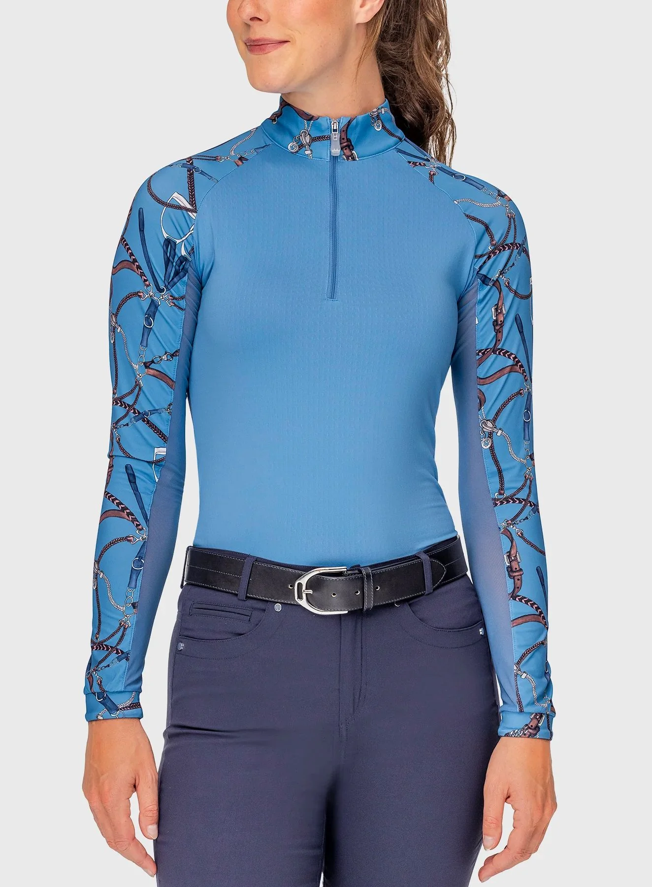 Kastel Long Sleeve Raglan 1/4 zip