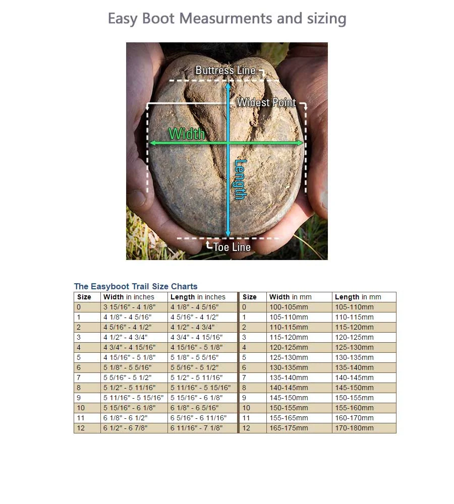 Easy-Boot-Trail-Sizing