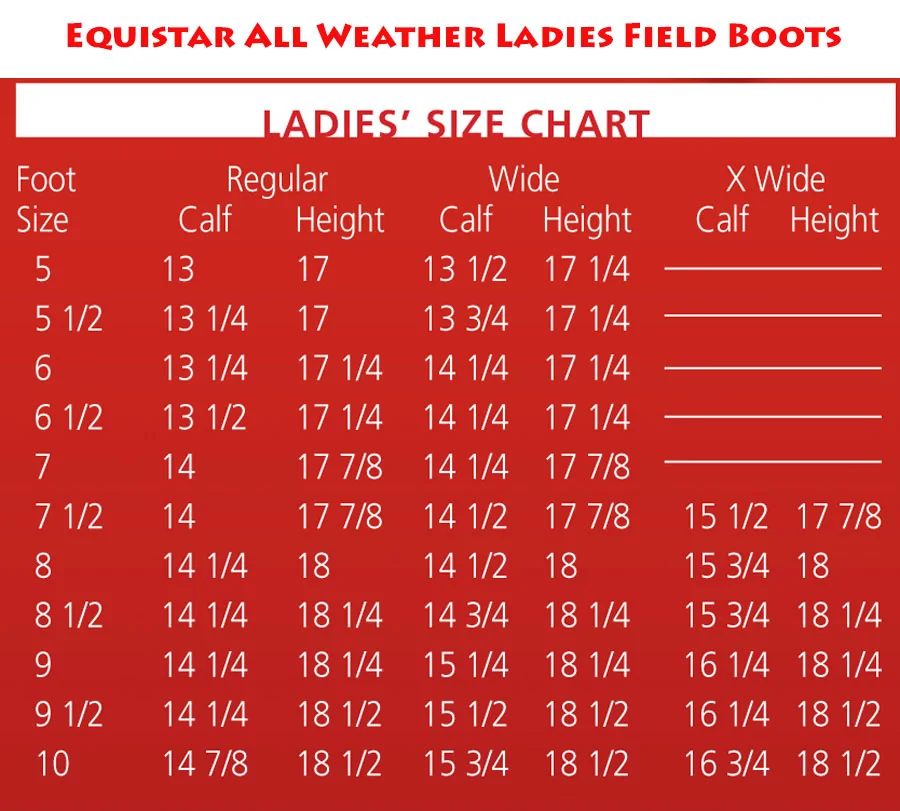 EquistarLadiesAWFieldBootSizing