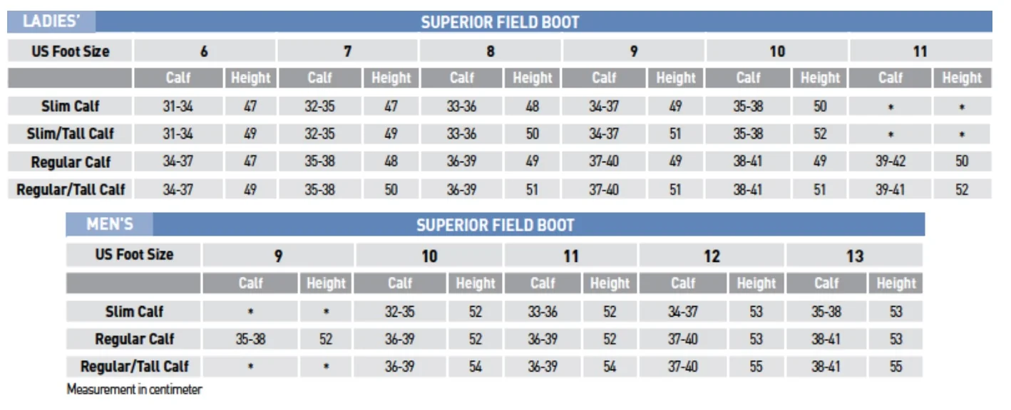 MtnHrsSuperiorBootSizeChart