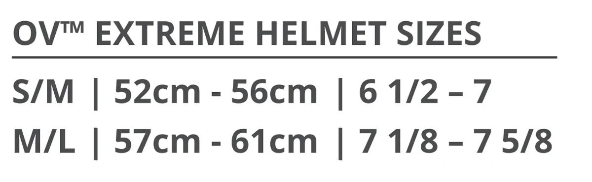 Ovation-Extreme-Helmet-Sizing-Chart