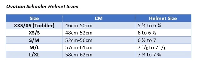 ovation-schooler-helmet-size-chart