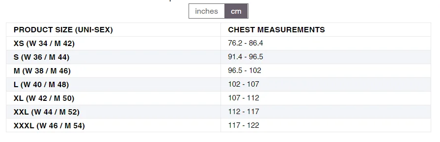 BOT-tshirt-size-chart-unisex-cm